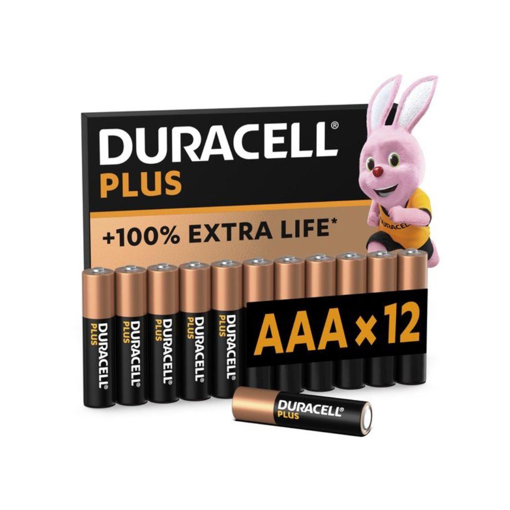 DURACELL BATTERIJ Plus Mainline AAA X12