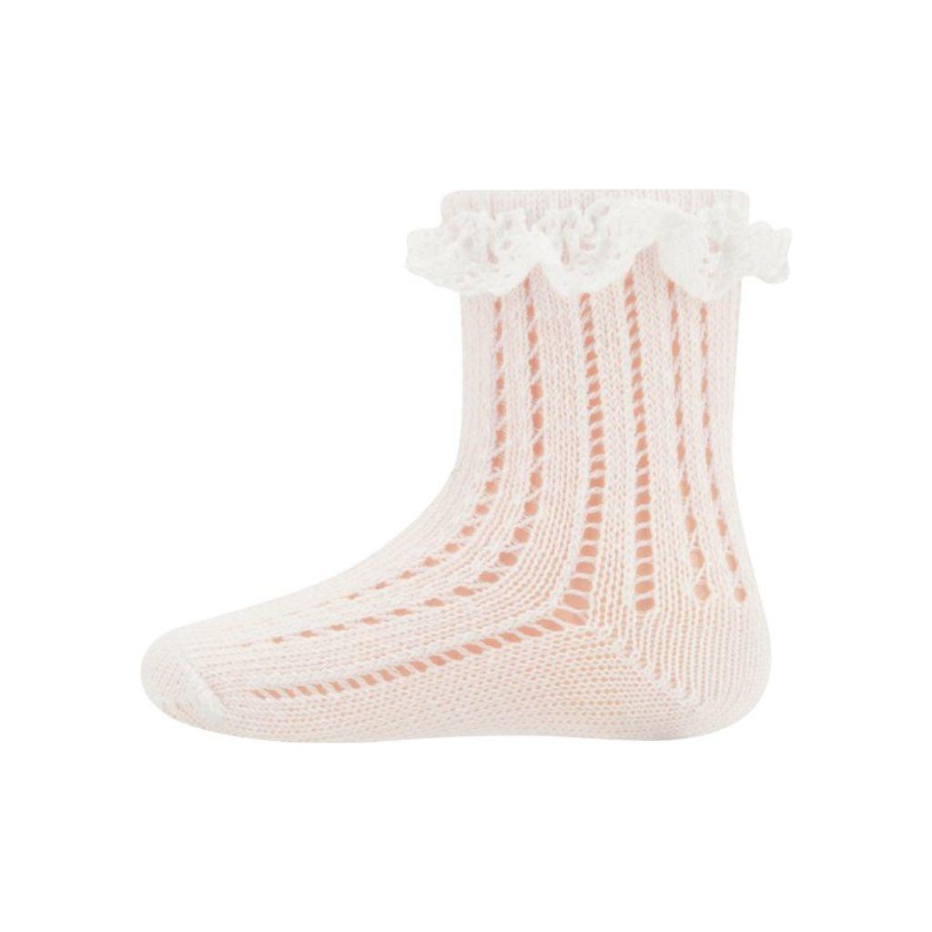 Ewers Chaussettes bébé festives à volants Latte 18/19