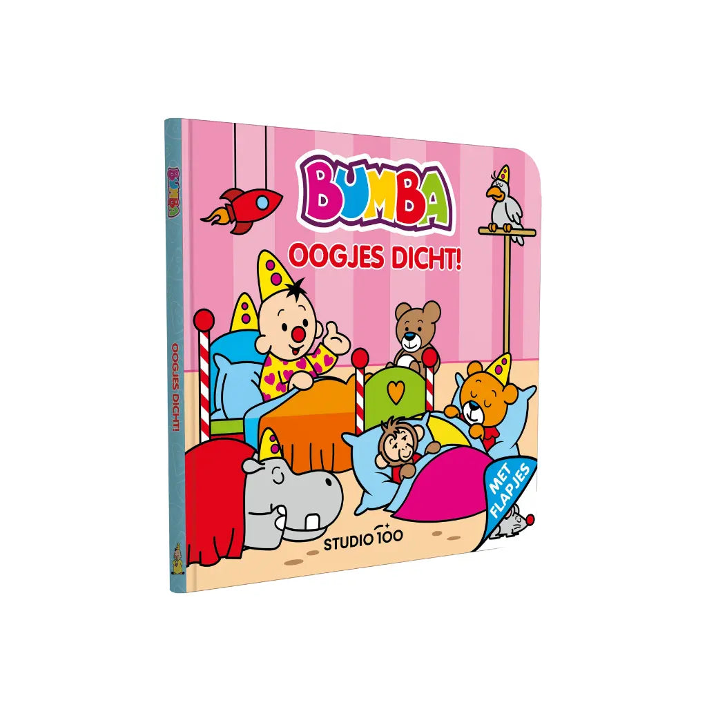 Bumba Kartonboek met flapjes - Oogjes dicht Bumba