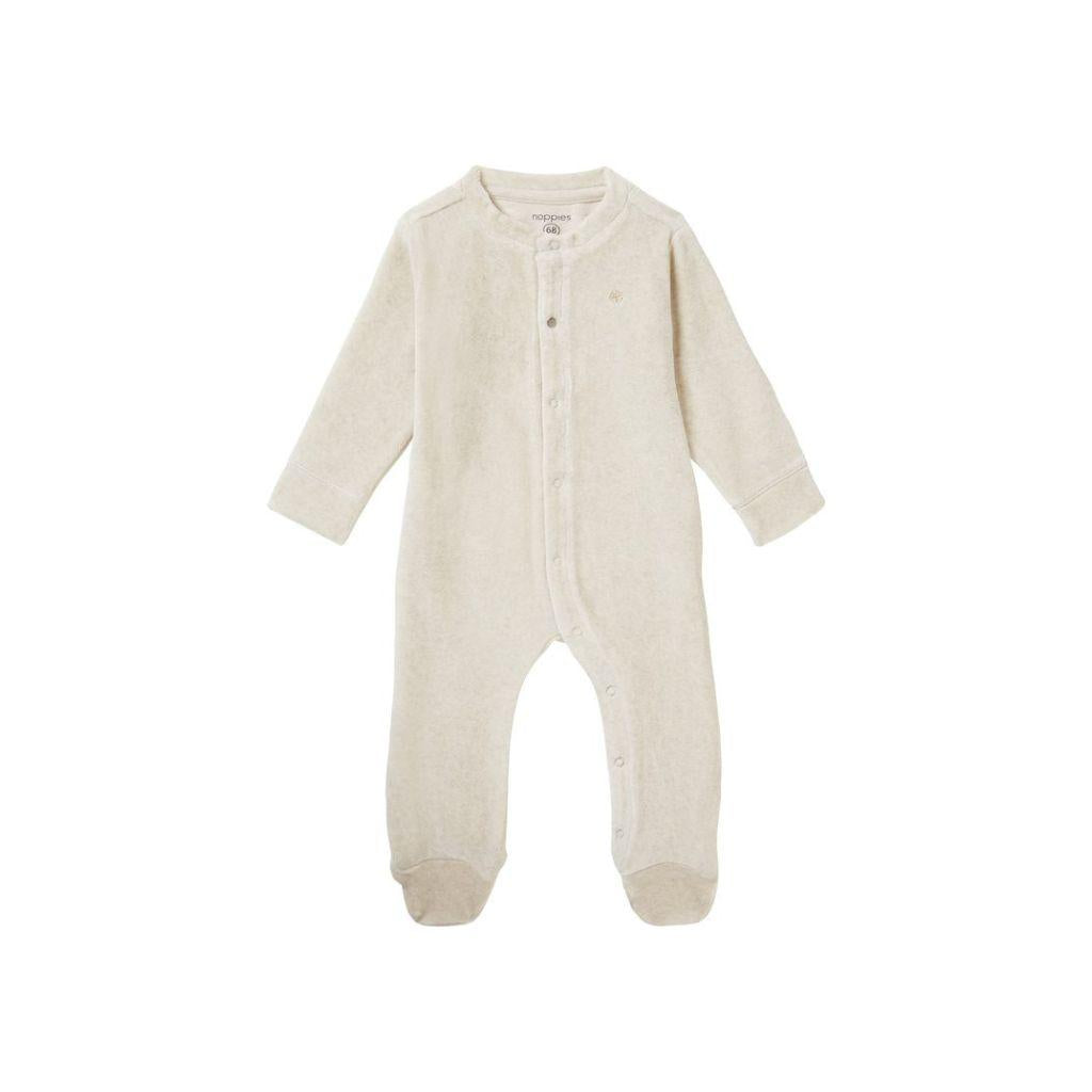 Noppies Baby Pyjama velours Tombstone, m92, Oatmeal/beige, Unisex