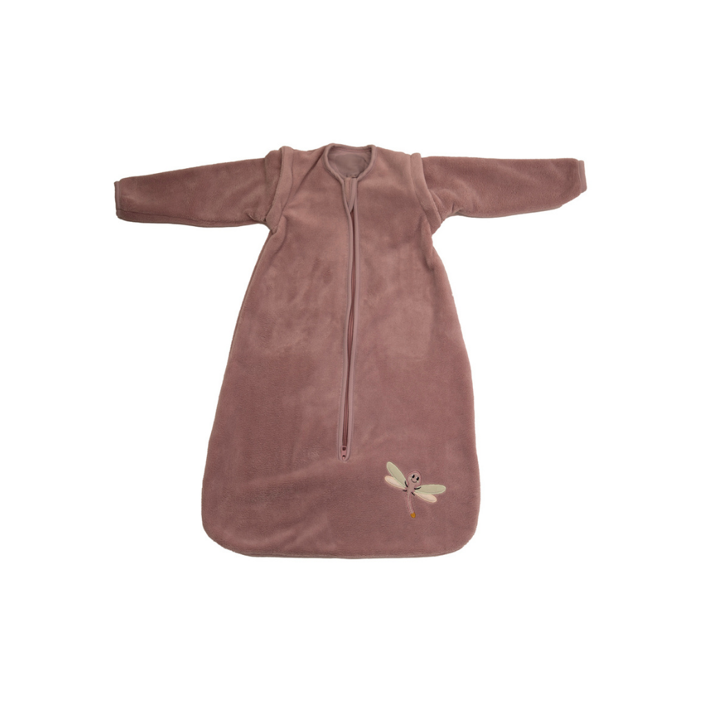 Dreambee Sac de couchage d'hiver Oscar Libellule rose 70 cm