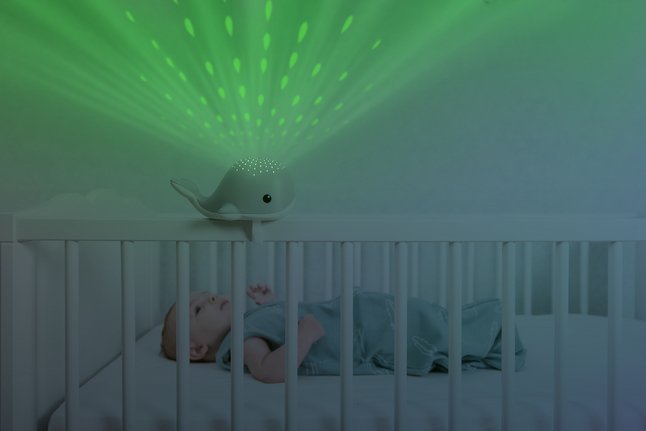 Zazu Veilleuse/projecteur Wally la baleine bleu