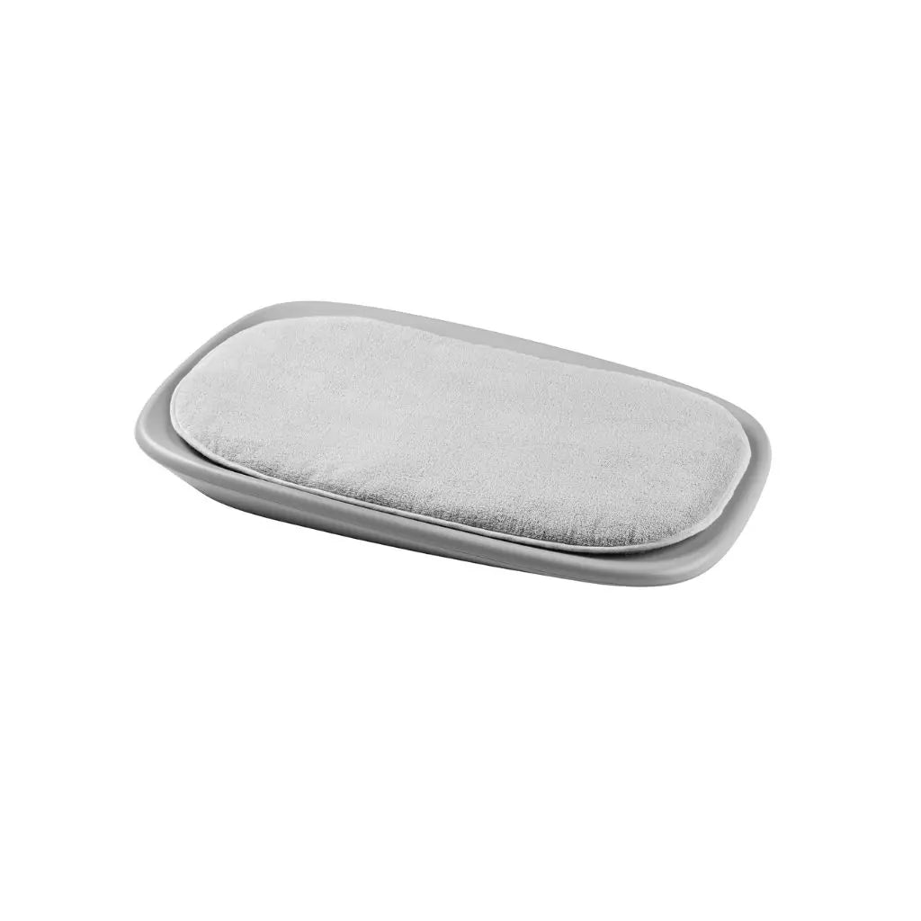 Nattou Matelas à langer Softy gris + coussin réducteur gris