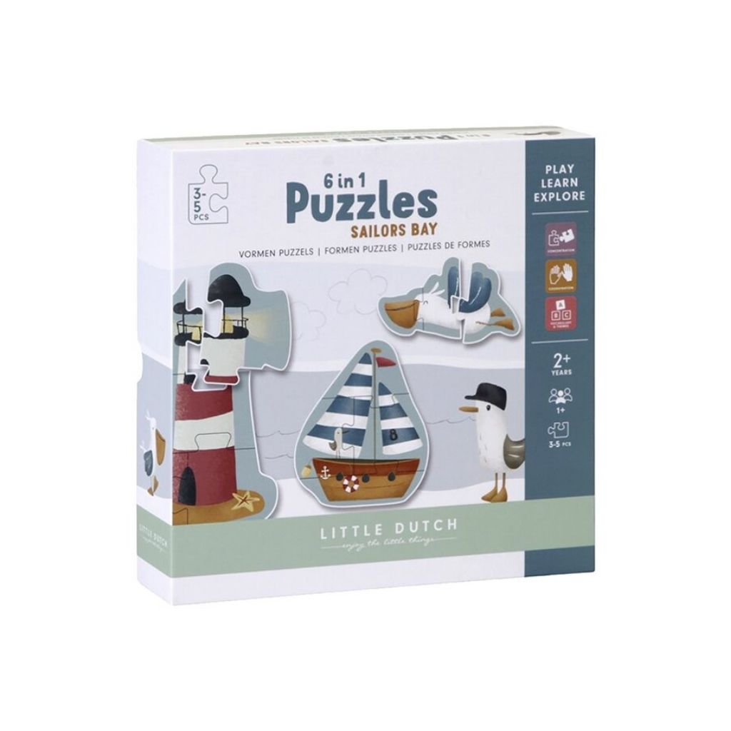 Little Dutch Puzzel 6-in-1 Sailors Bay
