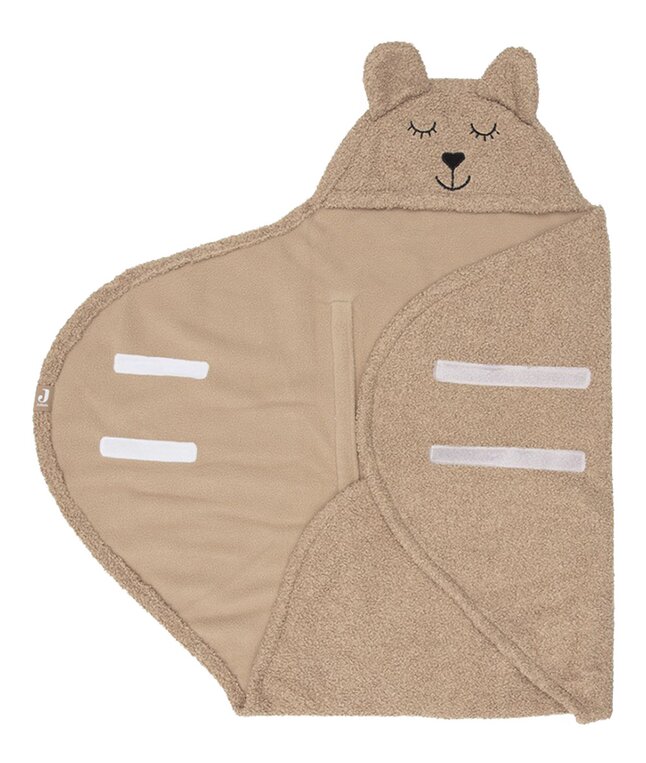 Jollein Couverture enveloppante Bear Boucle Biscuit