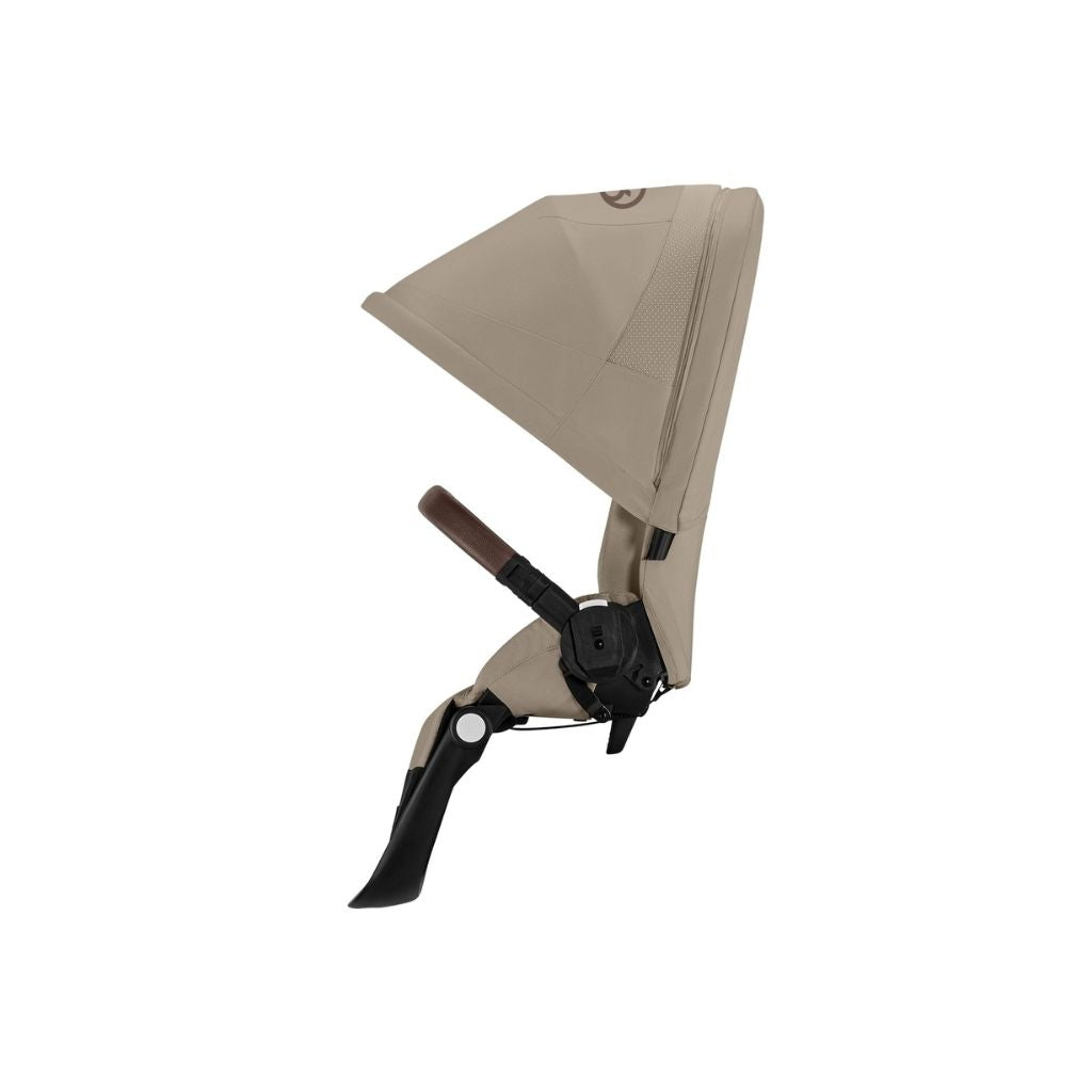 Cybex Poussette Gazelle S Taupe + nacelle + siège supplémentaire