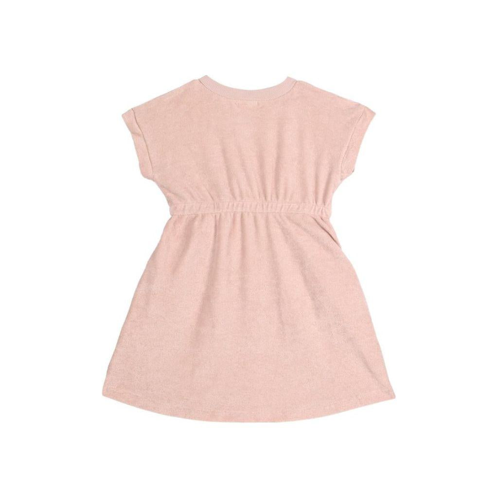 Lassig jurk terry powder pink,organic cotton,GOTS,m74/80