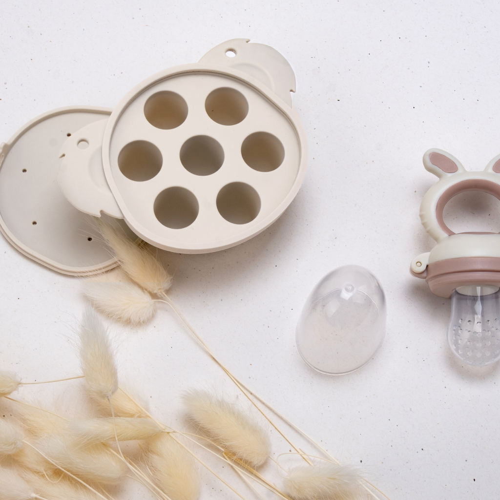 BoJungle Siliconen sabbelzakje Tray Dune