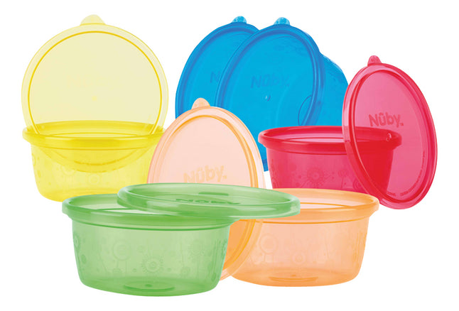 Nûby Pot de conservation 300 ml - 6 pièces