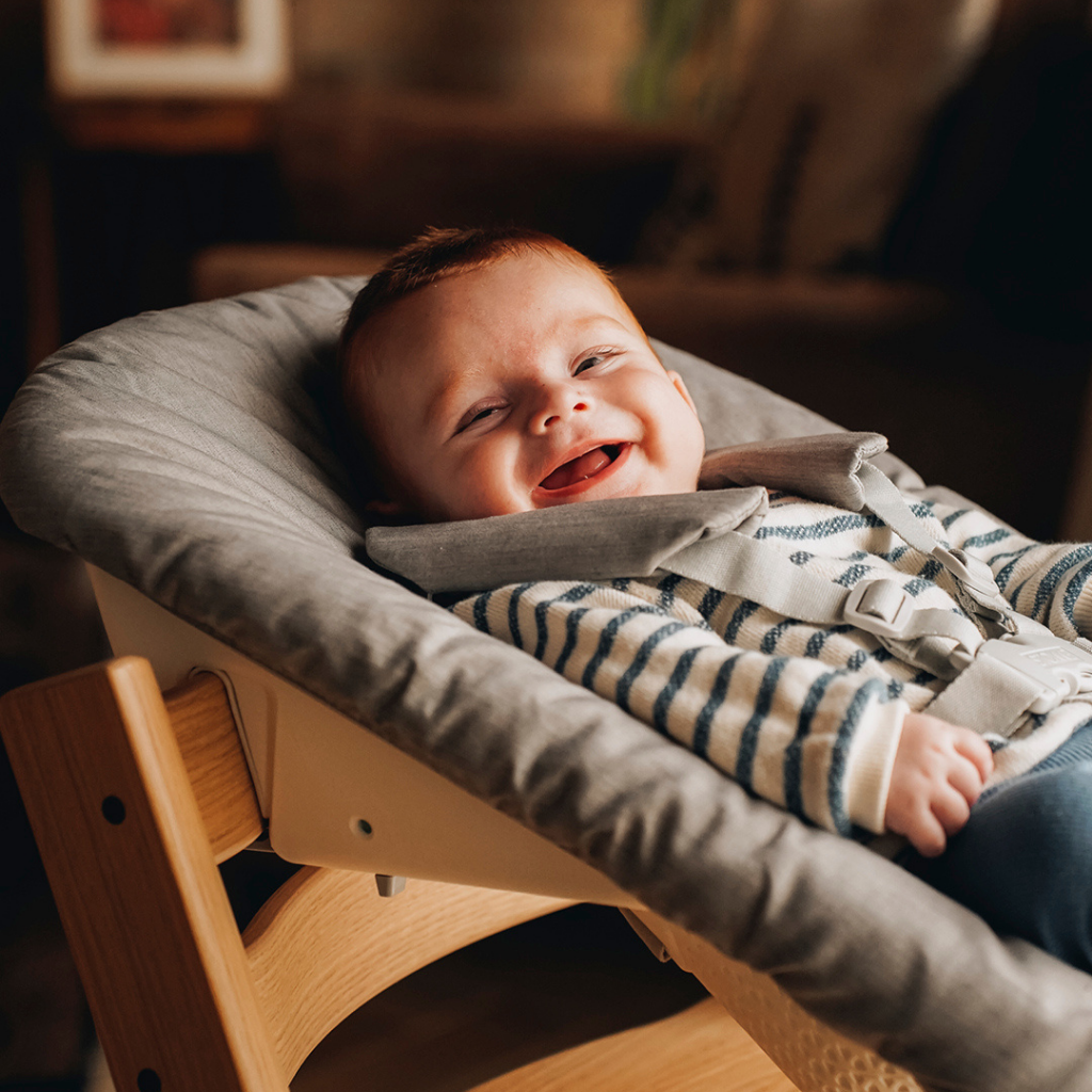 Stokke® Chaise haute Tripp Trapp® - coussin Newborn Set - arceau Baby Set Naturel