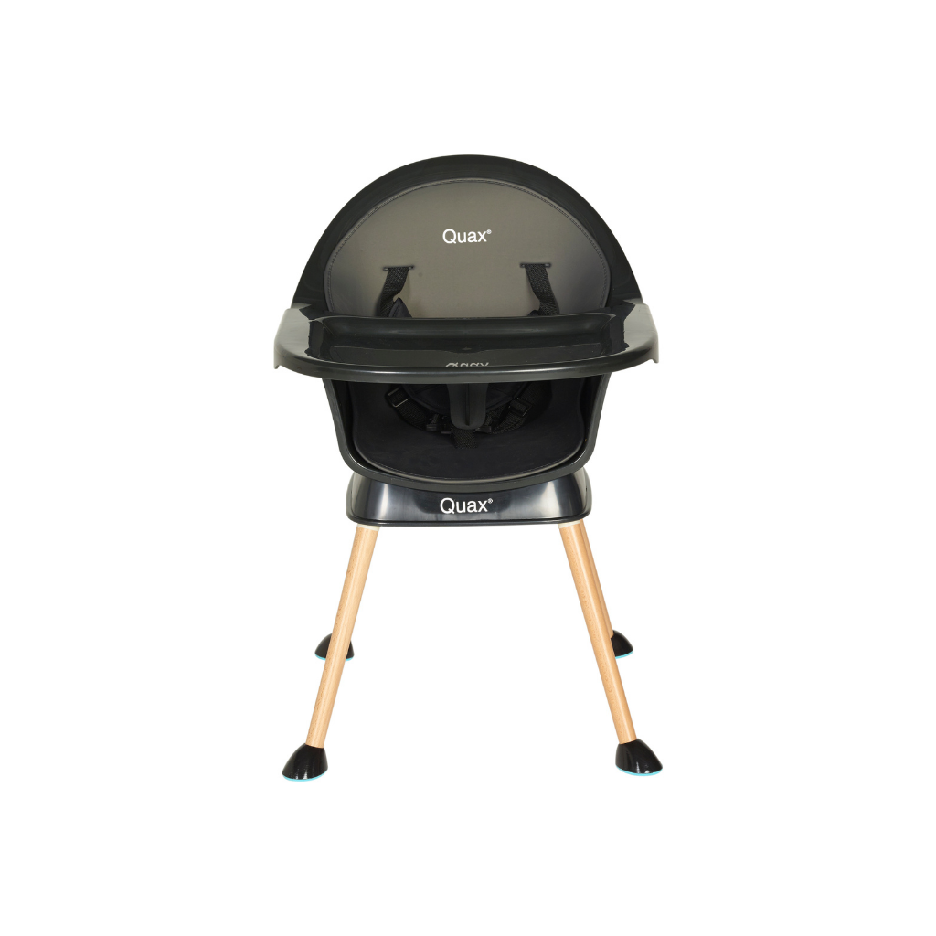Quax Eetstoel evolutief Ultimo 3 Luxe Black/Walnut