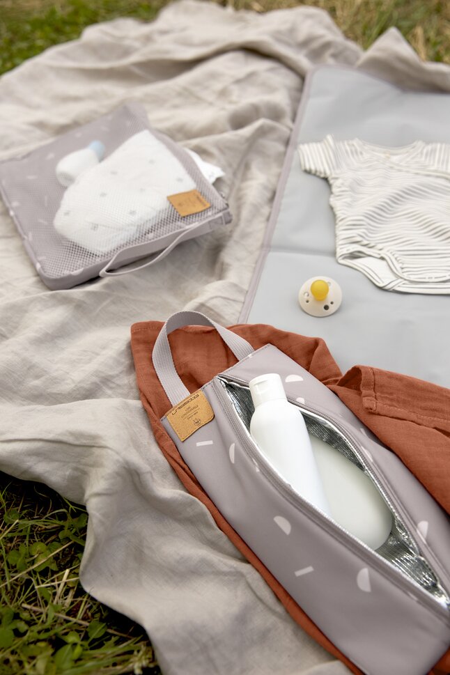 Lässig Sac isotherme Insulated Pouch Blocks taupe
