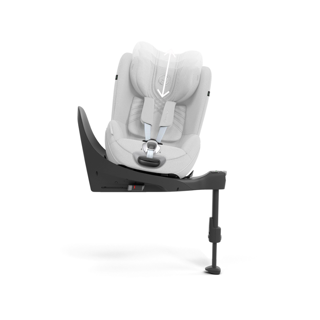 Cybex INFO autostoel GR0+ Sirona T i-Size Tissu Plus - Platinum White