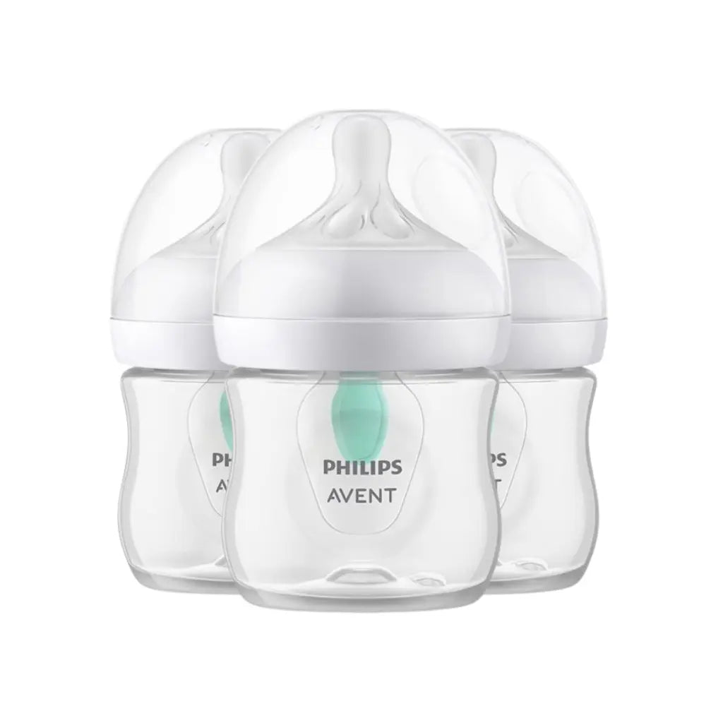 Philips AVENT Zuigfles Natural Response AirFree transparant 125 ml - 3 stuks