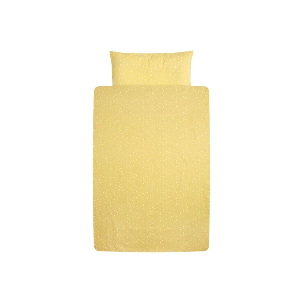 Dreambee Dekbedovertrek voor bed Essentials oker