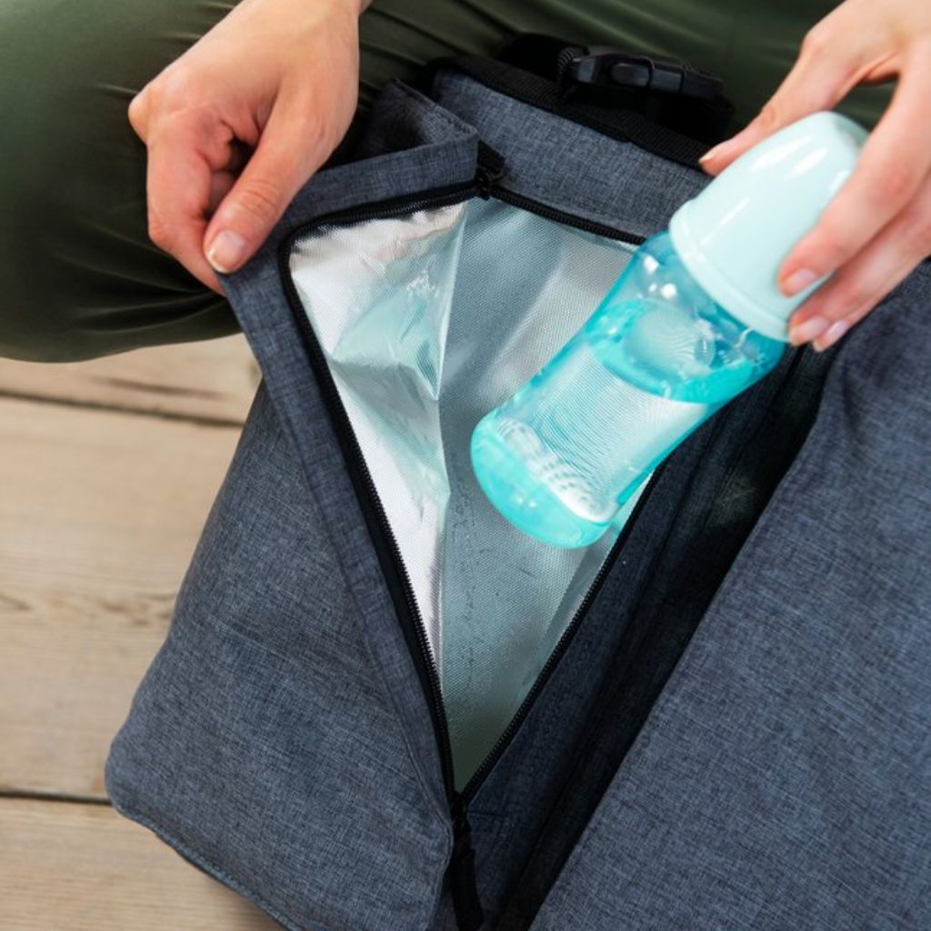 doomoo Verzorgingstas Baby Travel chiné antraciet grijs