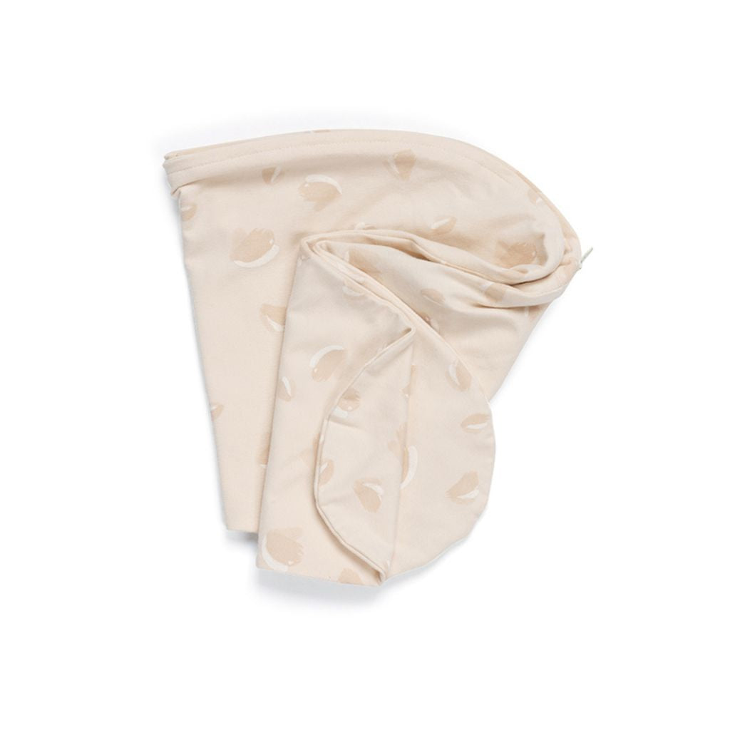 doomoo Housse pour coussin de positionnement et d'allaitement Twisty C Petals Latte
