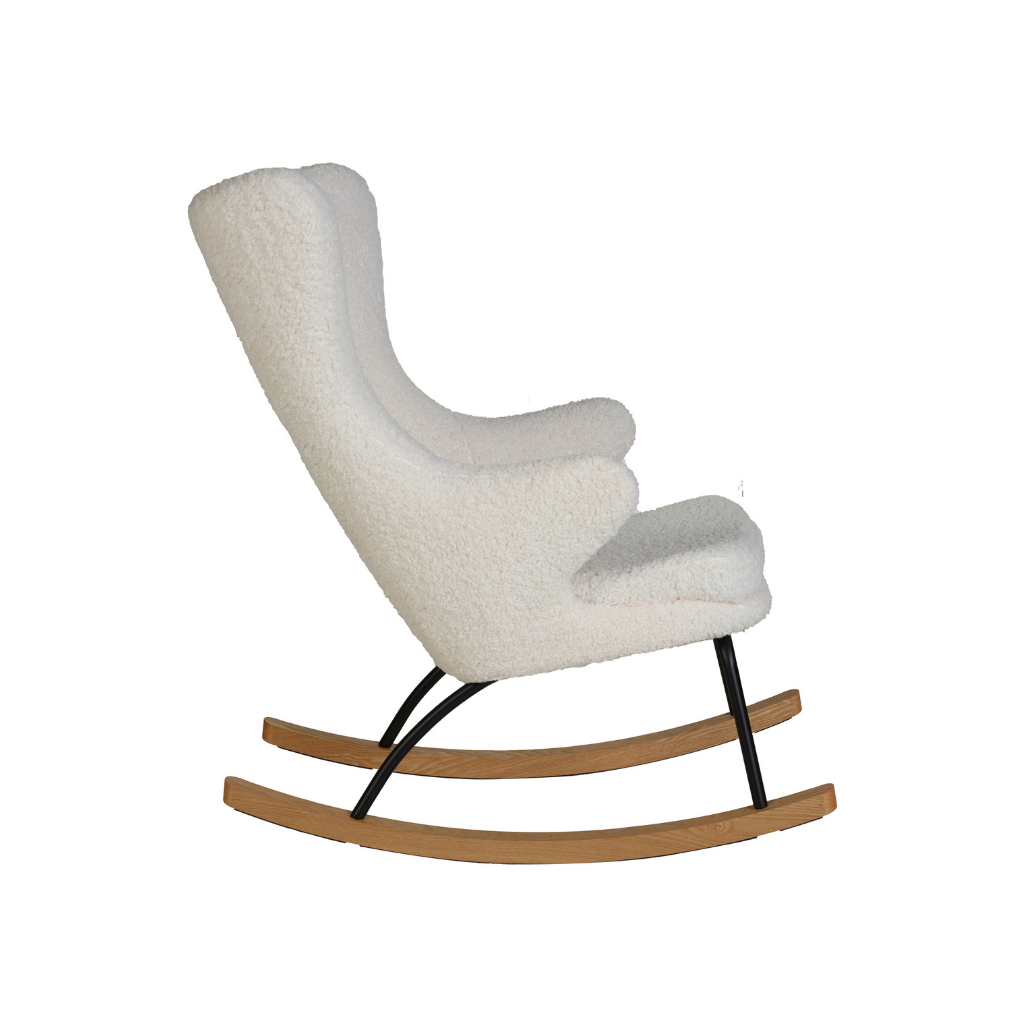 Quax Fauteuil à bascule Rocking Chair De Luxe Adult Teddy Limited Edition
