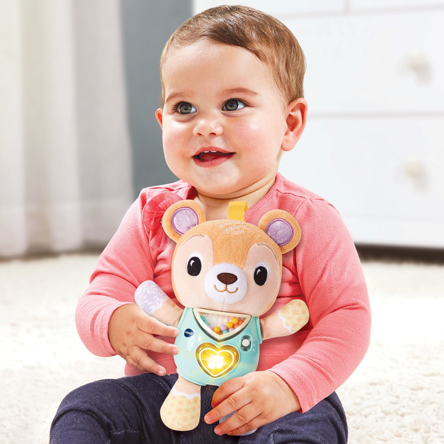 VTech Jouet d'activité musical Lumi chant'ourson FR