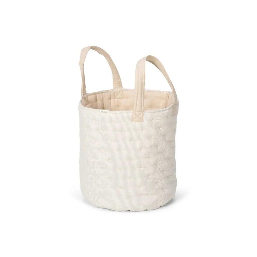 Little Dutch Grand panier de rangement Pure Soft Beige Stripes