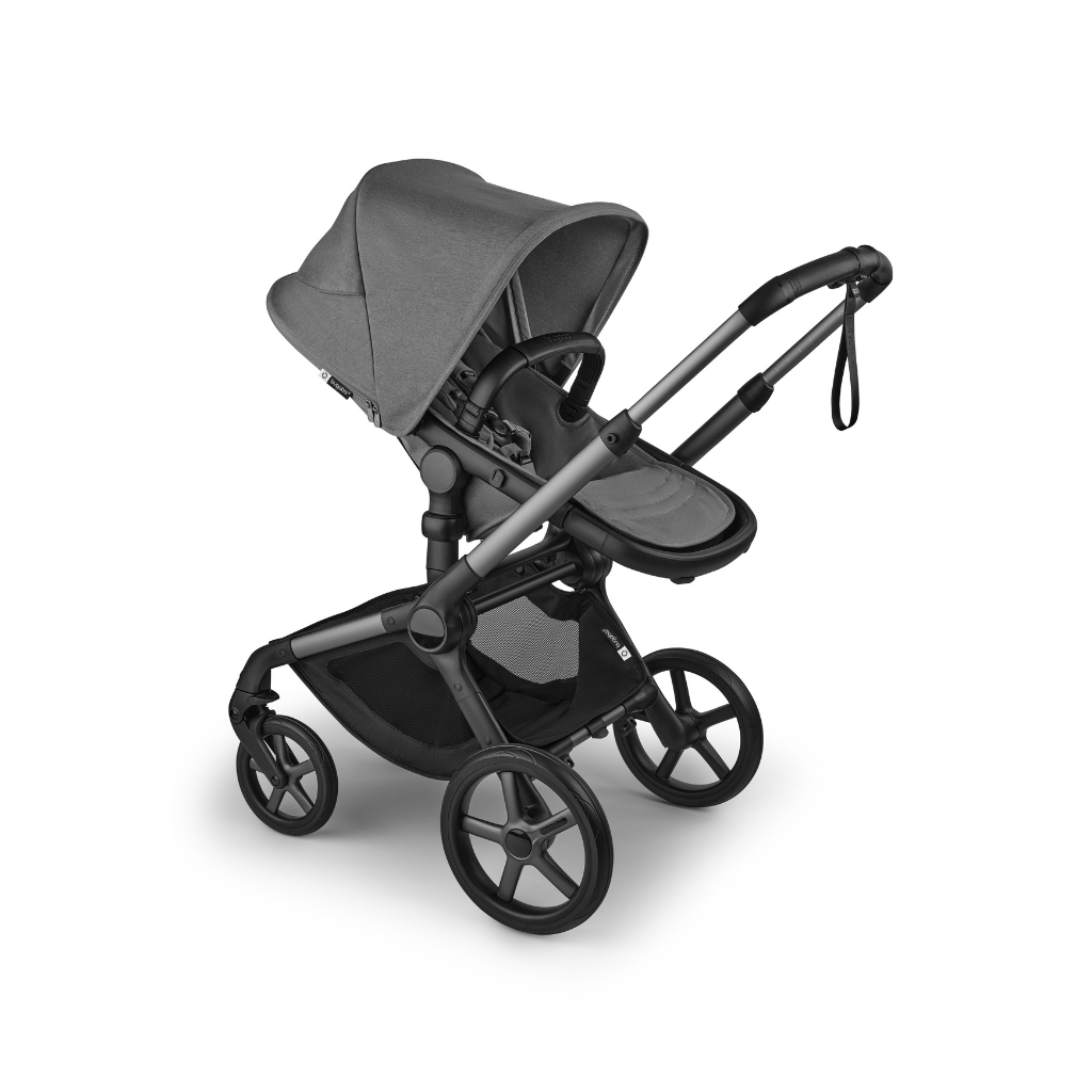 Bugaboo Poussette Fox 5 Renew avec nacelle Graphite / Moon Grey