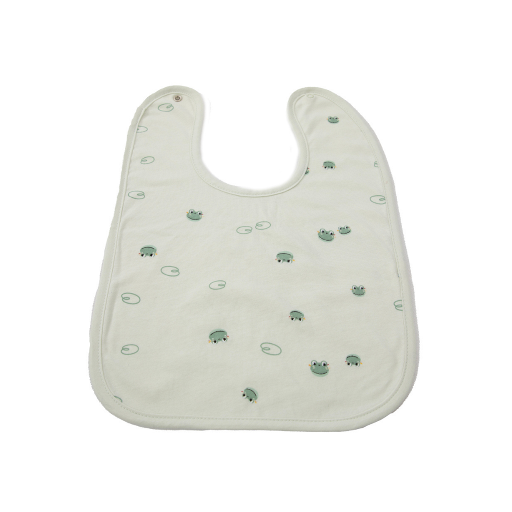 Dreambee Bavoir Oscar vert - 2 pièces