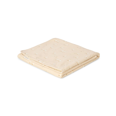 Little Dutch Deken voor wieg fleece Little Goose beige 70 x 100 cm