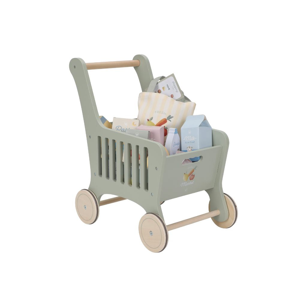 Little Dutch Houten winkelwagen