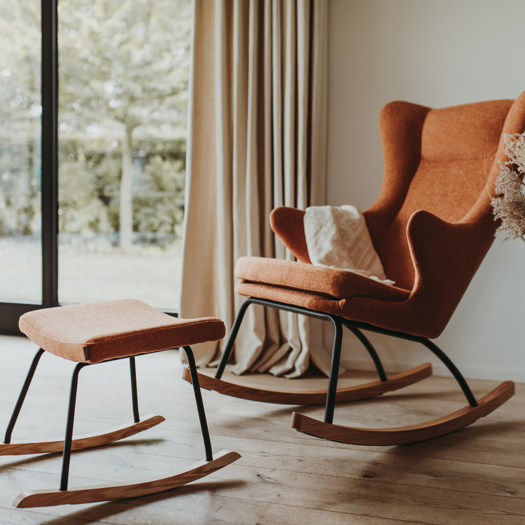 Quax Schommelstoel Rocking Chair De Luxe Adult Terra