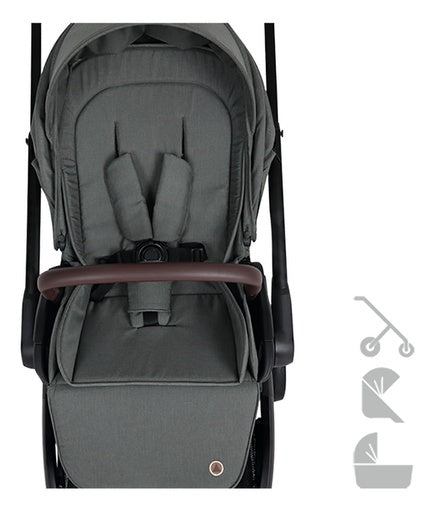 Topmark 3-in-1 Kinderwagen Diaz olijfgroen