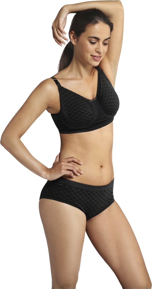 Carriwell Soutien-gorge d'allaitement 2.0 sans couture noir