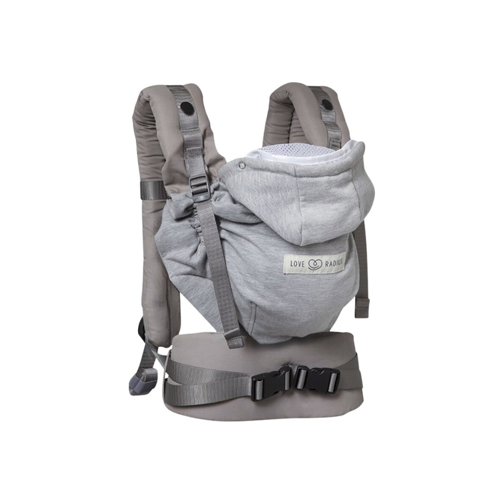 Love Radius Porte-bébé ventral HoodieCarrier 2 Athletic Grey