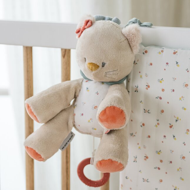 Nattou Jouet musical à tirette Mila, Lana & Zoe - Chat Lana