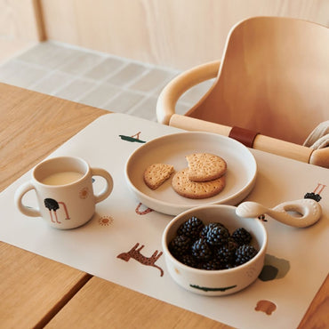 Liewood Set repas 4 pièces Vivi Safari Sandy