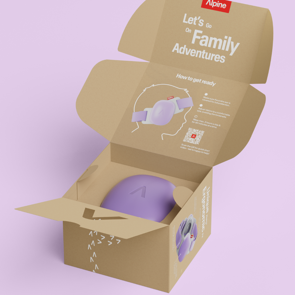 Alpine Casque antibruit Muffy Baby Purple