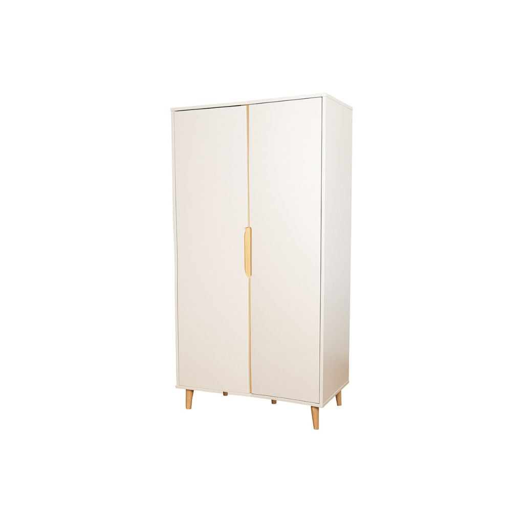 Pericles 3-delige babykamer (bed 120 x 60 + commode met verlengstuk + kast 2 deuren) Nomad dune beige