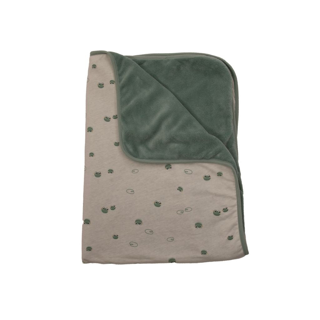 Dreambee Deken voor wieg of park Oscar Kikker groen B 75 x L 100 cm