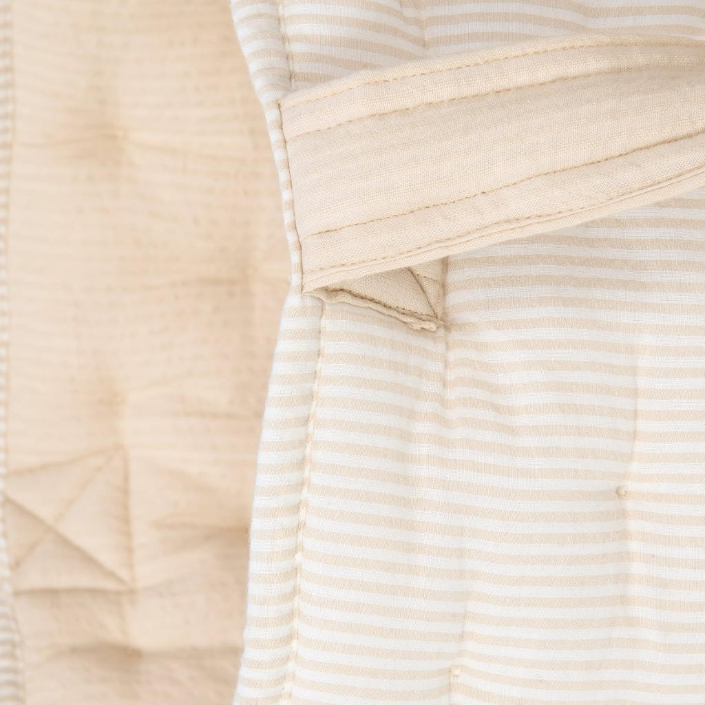 Little Dutch Grand panier de rangement Pure Soft Beige Stripes