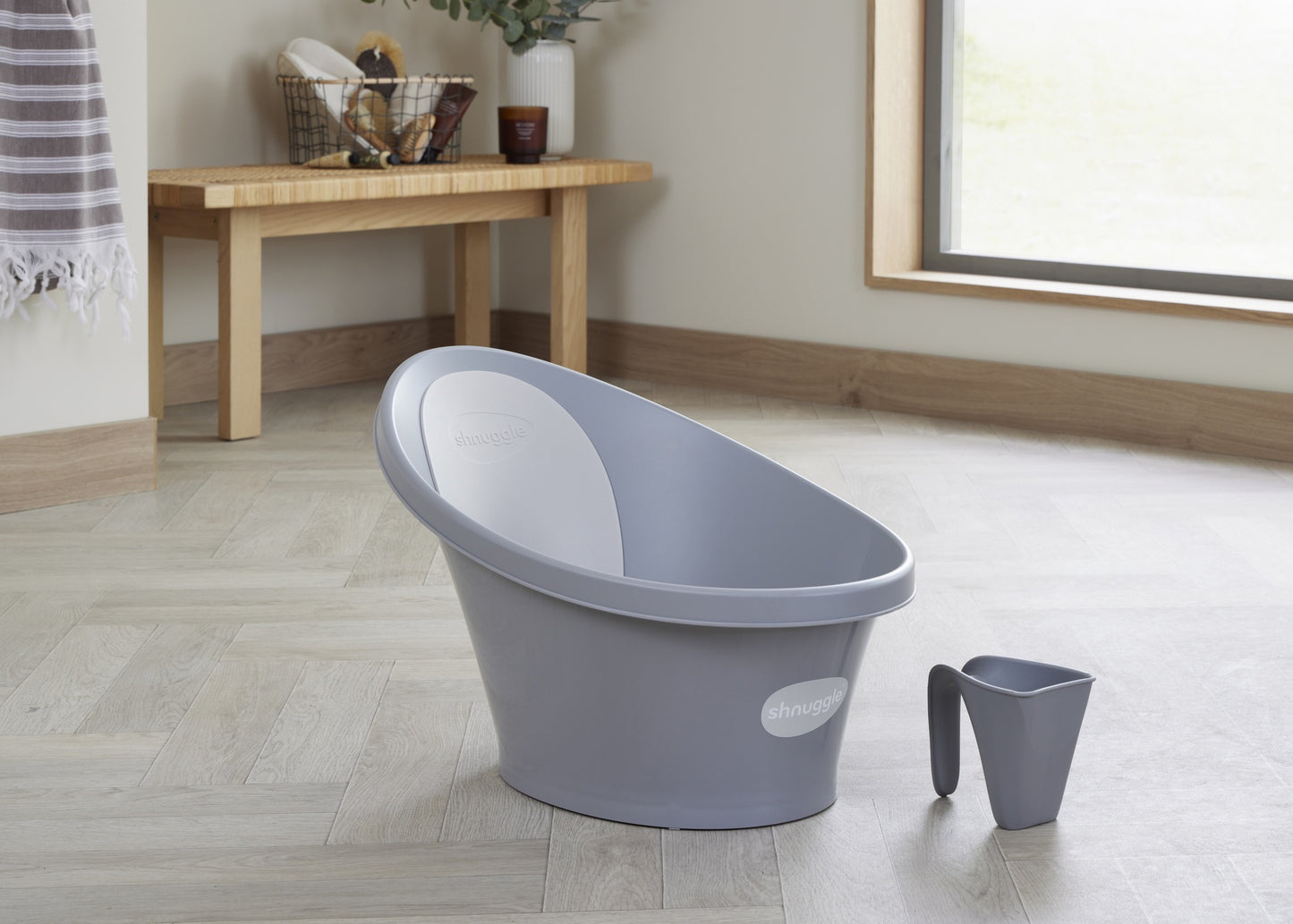 Shnuggle Badje Pebble Grey