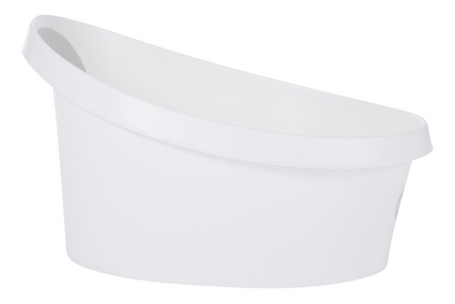 Shnuggle Baignoire pour enfants blanc-gris clair