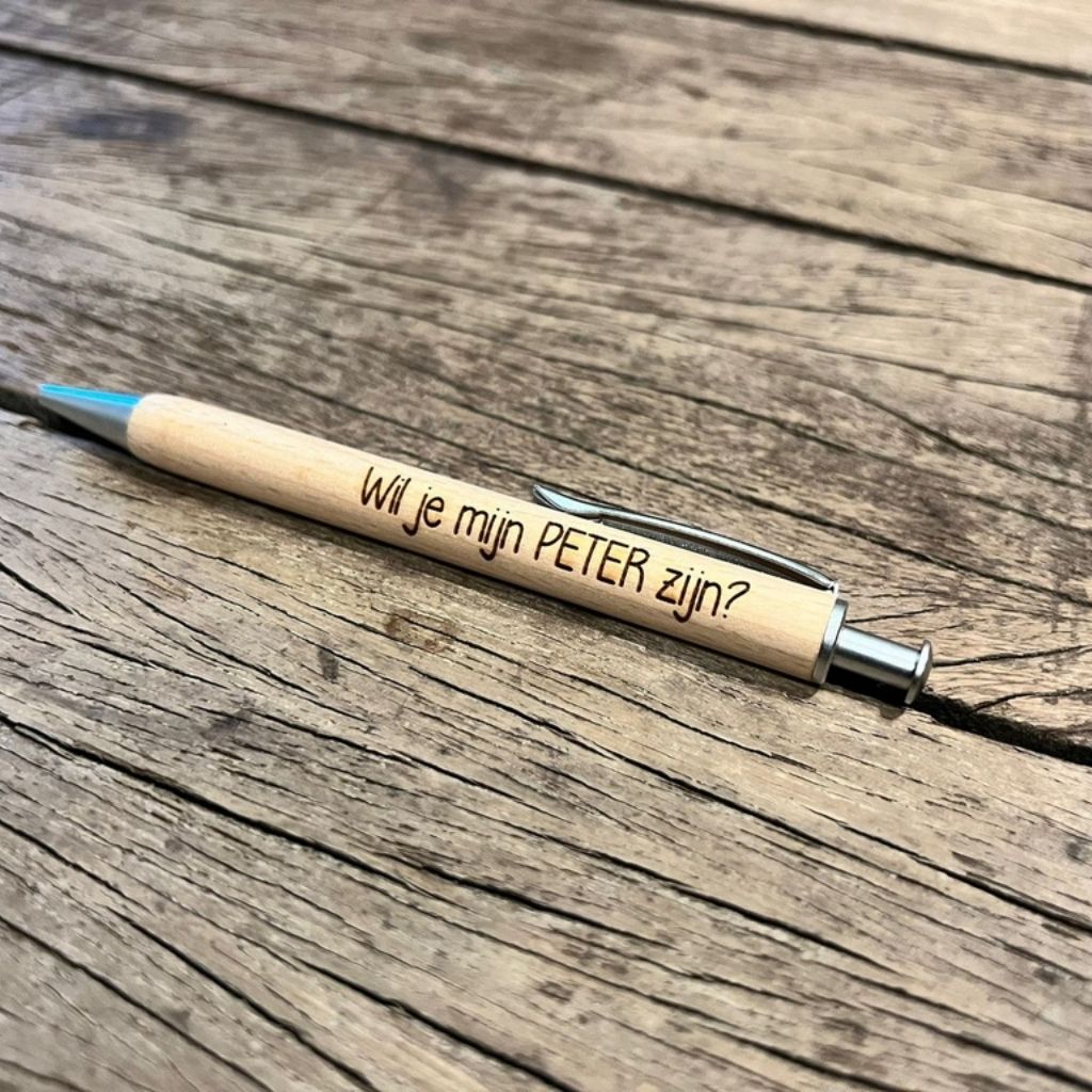 Dotti Boîte de stylo "Wil je mijn peter zijn?" NL