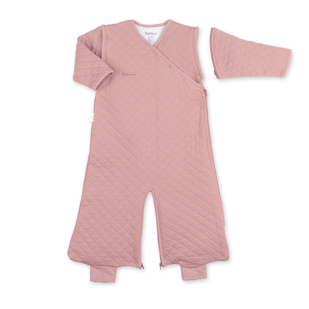 Bemini Slaapzak middenseizoen Magic Bag Pady Quilted Jersey 70 cm roze