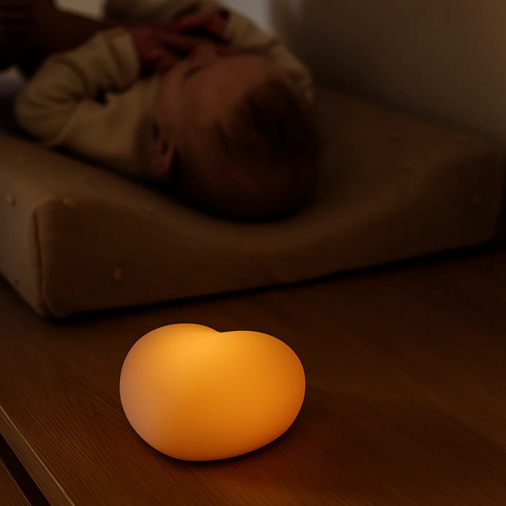 Flow Nachtlampje Light Ruby Dusty Pink