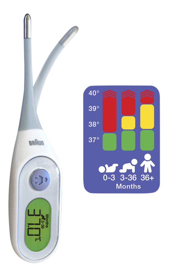 Braun Thermomètre médical numérique PRT2000