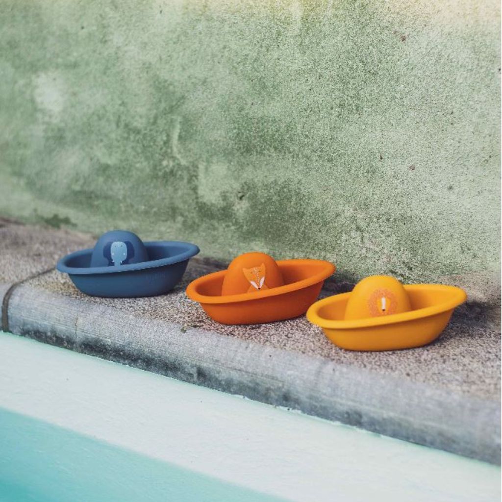 Trixie Jouet de bain Bateaux empilables - 3 pièces