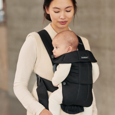 BabyBjörn Buikdrager Mini 3D Mesh zwart