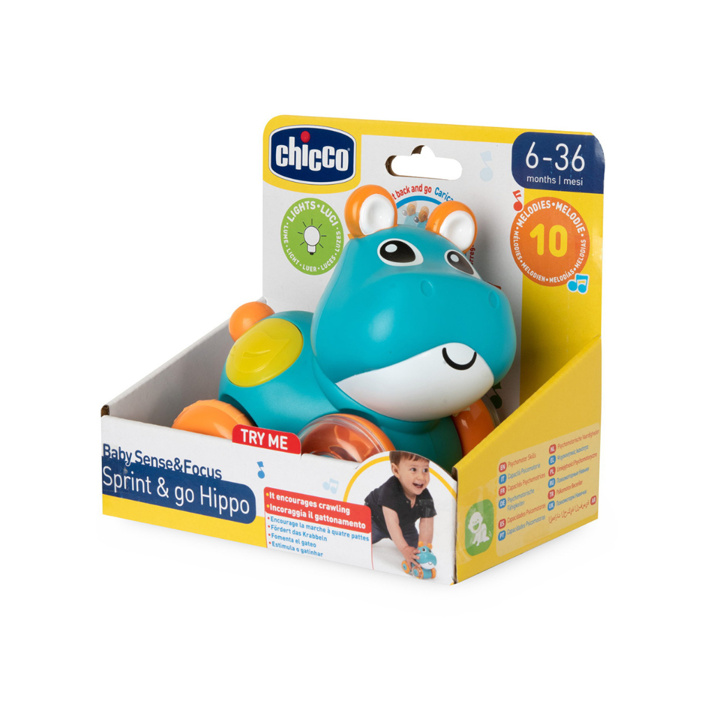 Chicco Jouet d'activité Hippo Sprint & Go