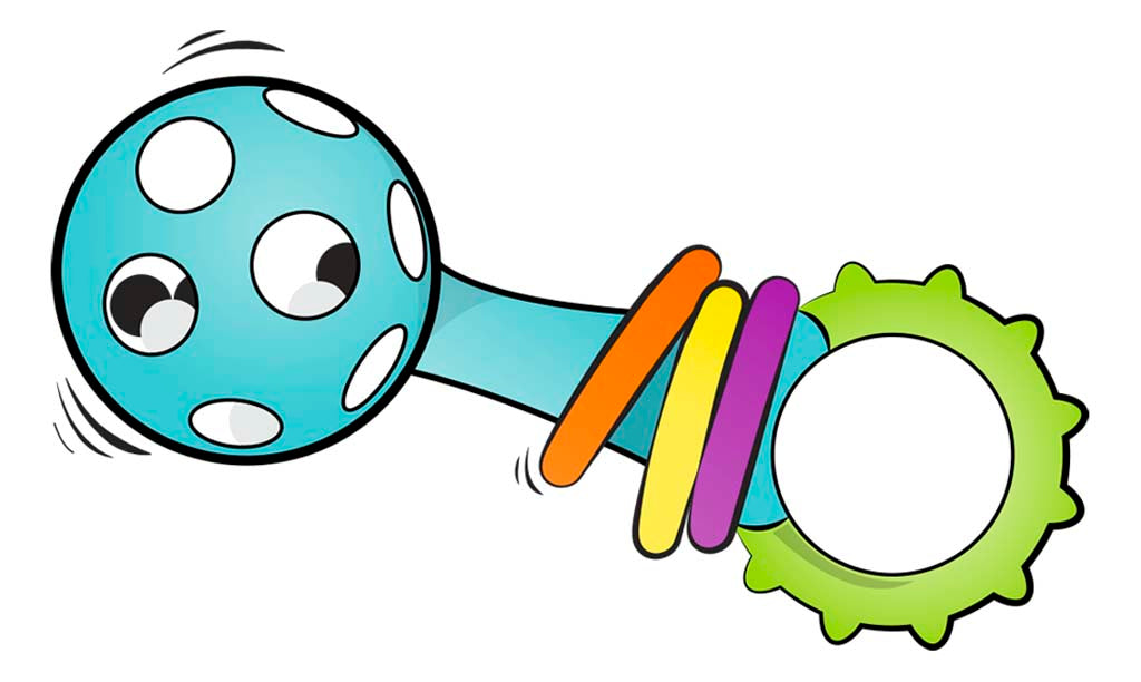 Sassy Rammelaar Peek-a-Boo Beads Rattle