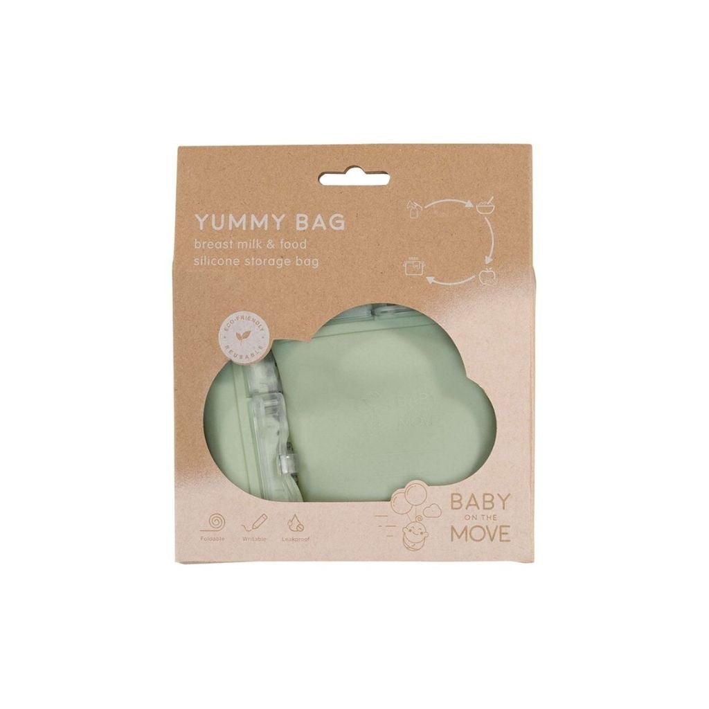 Baby on the Move Bewaarzakjes Yummy Bag Aspen 230 ml - 2 stuks
