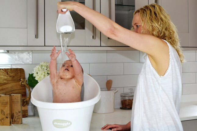 Shnuggle Shampoobeker Washy wit